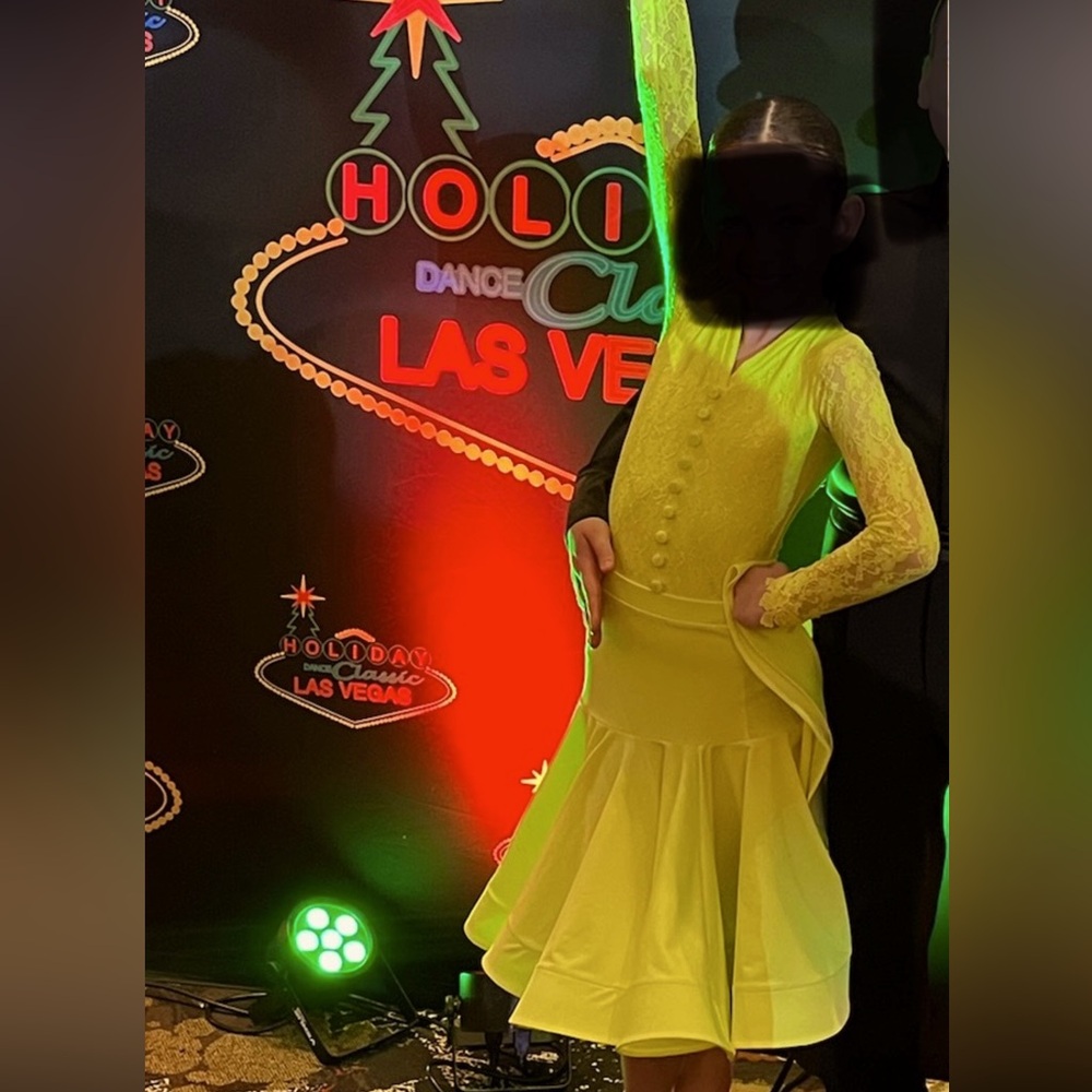 Regulation ballroom competition dress